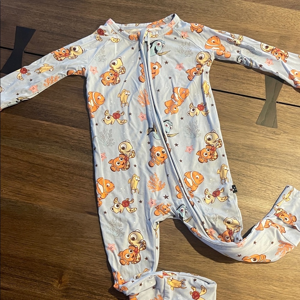 Blush Lotus Lost and Found Footie Pajamas